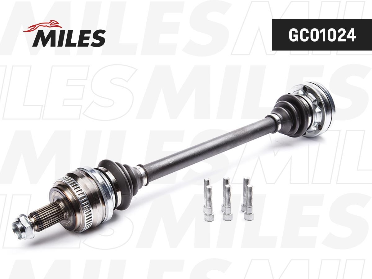 MILES GC01024 Привод в сборе левый BMW E90/E81/E87 1.8D-2.5 04- (GKN 304477) GC01024