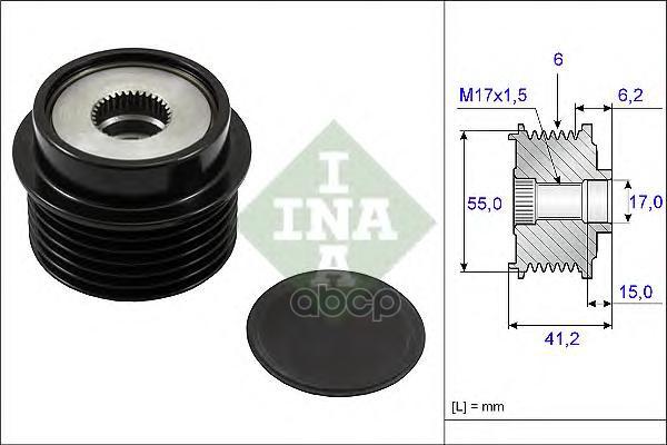 Обгонный шкив генератора Ina 53502311