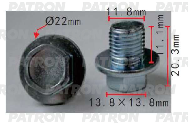 Пробка масляного поддона PATRON p371561