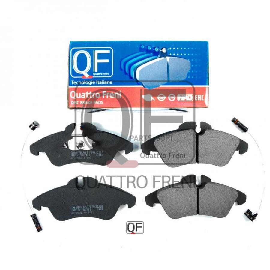 QUATTRO FRENI QF500121 КОЛОДКИ ТОРМОЗНЫЕ ДИСКОВЫЕ FR С ЭЛ ДАТЧИКОМ QF500121 () 1шт