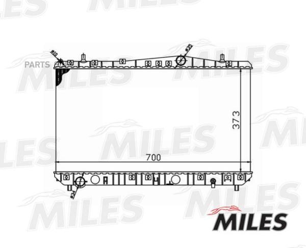 Радиатор Daewoo Lacetti/Nubira/Nubira Wagon 00> Miles ACRM005