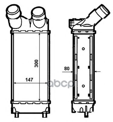 Радиатор Интеркулера NRF 30479