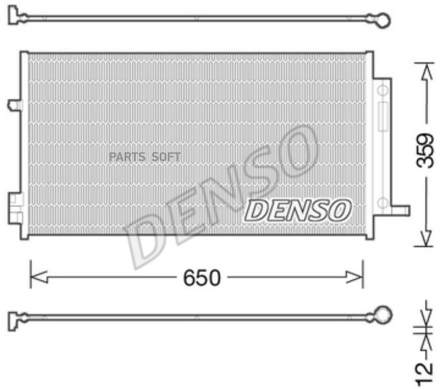 Радиатор Кондиционера Denso DCN06016