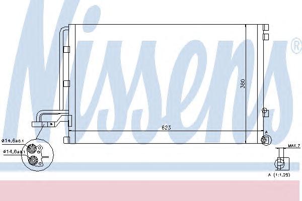 Радиатор кондиционера Nissens 940087