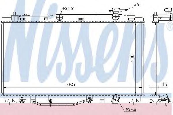 Радиатор Nissens 646812