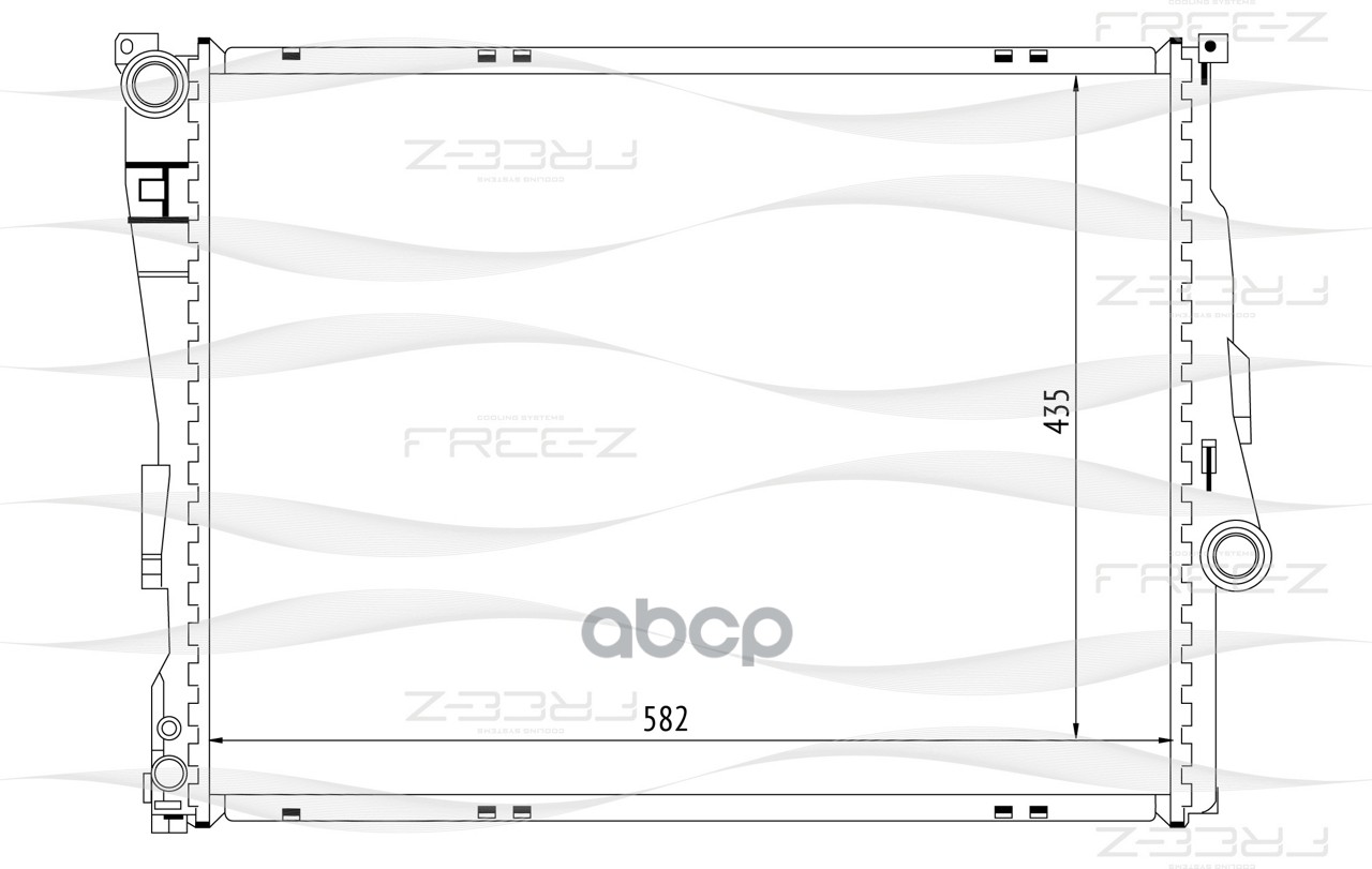 Радиатор охлаждения FREE-Z KK0122