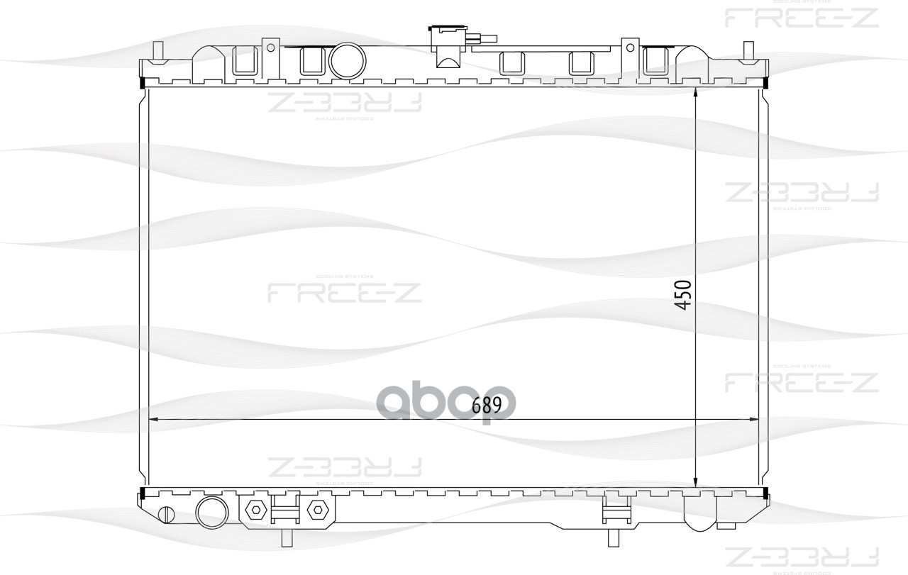 Радиатор охлаждения FREE-Z KK0242