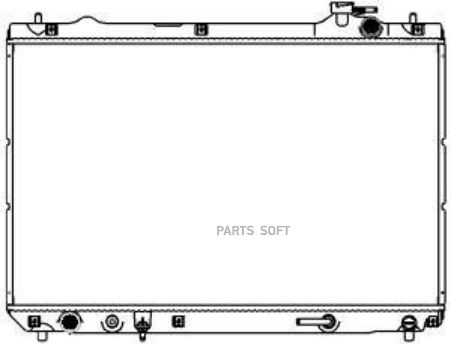 Радиатор основной SAKURA 32711006