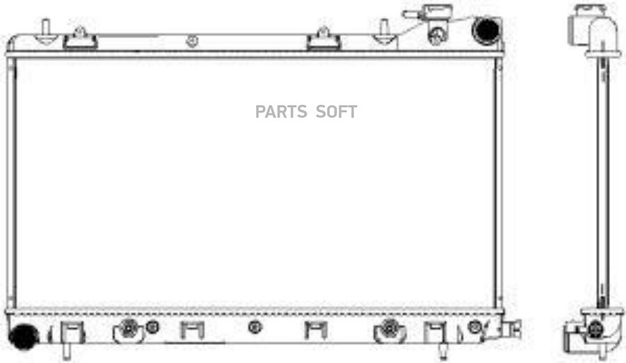 Радиатор Subaru Forester 02=> Sakura арт. 34211008