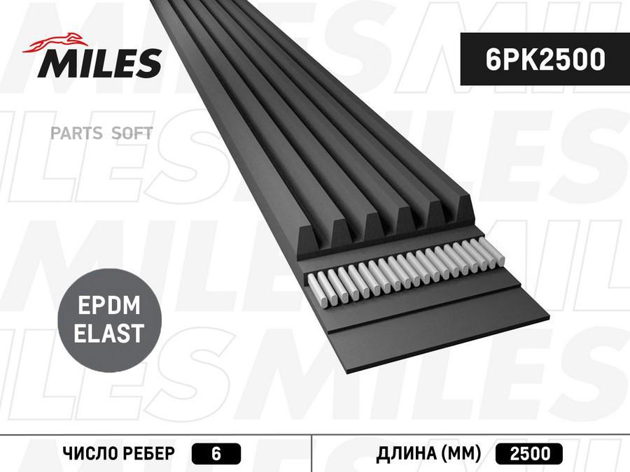 Ремень П/К Miles 6PK25