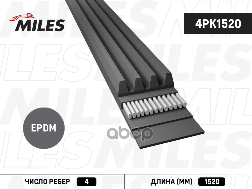 Ремень П/К Miles арт. 4PK152