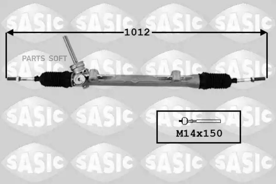 Рейка рулевая Renault Logan Express/Logan I/Sandero/Stepway I 04>13 SASIC 4006205