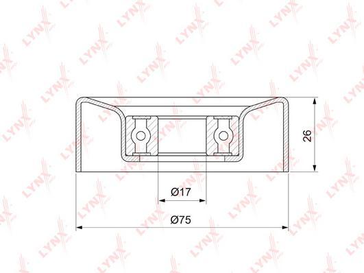 Ролик направляющий приводной Citroen C4/C4 I/C4 II 08>16 Peugeot 308 CC/308 I/308 SW I 06>