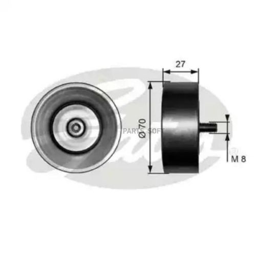Ролик ремня приводного BMW X5/3/5 Touring 01>11 GATES T36294
