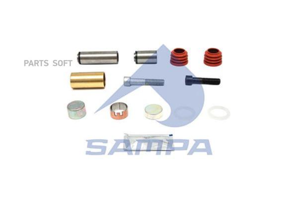 SAMPA Ремкомплект суппорта KNORR SN7,SK7 (втулки,направляющие,крышки,манжеты,кольца) SAMPA