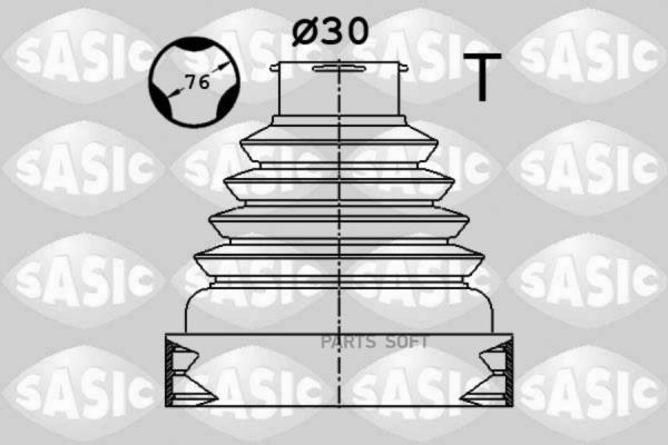 SASIC Пыльник ШРУСа SASIC 19000