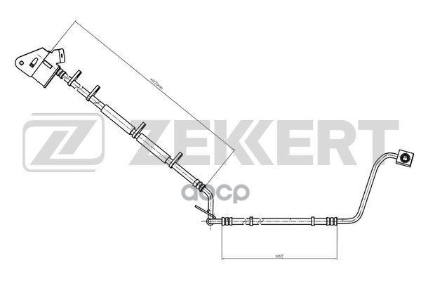 Шланг Тормозной Передний Левый Jeep Grand Cherokee Ii 99- Zekkert арт. BS9489