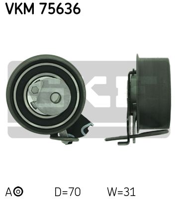 SKF 'VKM75636 Ролик натяжителя 1шт