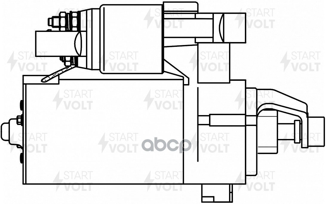 Стартер Для А/М Vag A6 (11-)/Q5 (08-) 3.0Tdi 2,5Квт (Lst 1878) Startvolt Lst1878