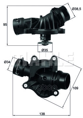 Термостат BMW X5/3/5 Touring 01>13 MAHLE TI23488