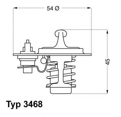 Термостат Wahler 346888D