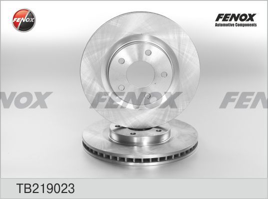 Тормозной диск FENOX передний для Nissan Qashqai, X-Trail 2007- TB219023