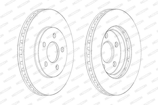 Тормозной диск FERODO DDF2001