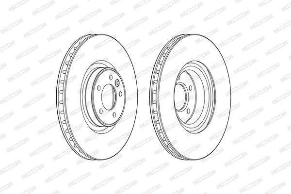 Тормозной диск FERODO DDF2601C-1