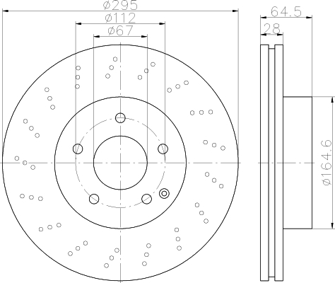 Тормозной диск HELLA PAGID 8DD355114391