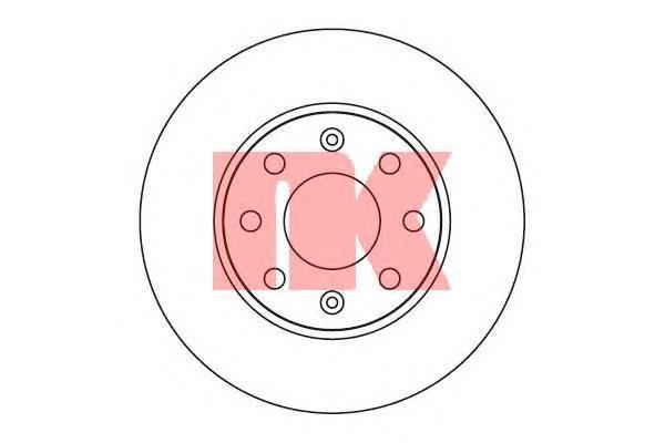 Тормозной диск Nk 205008