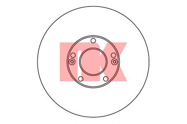 Тормозной диск передний Nk 203433