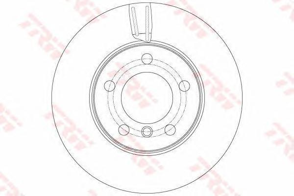 Тормозной диск TRW/Lucas DF6136