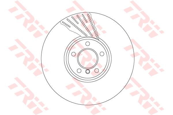 Тормозной диск TRW/Lucas DF6623S