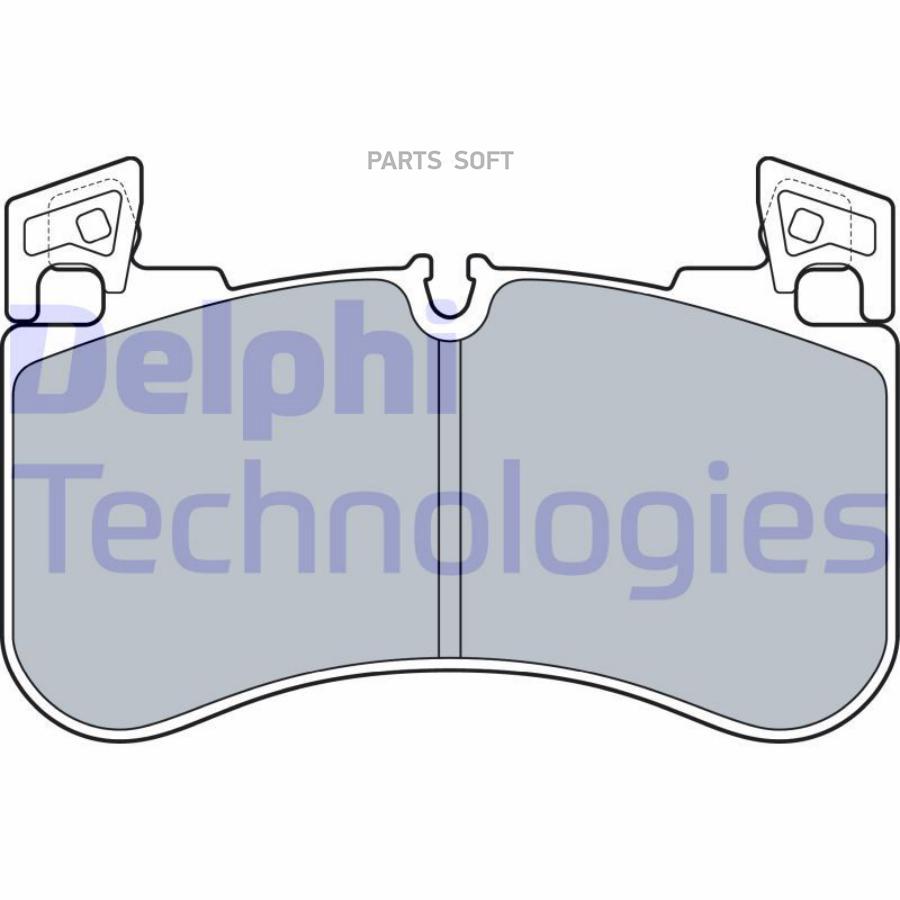 Тормозные колодки DELPHI передние LP354