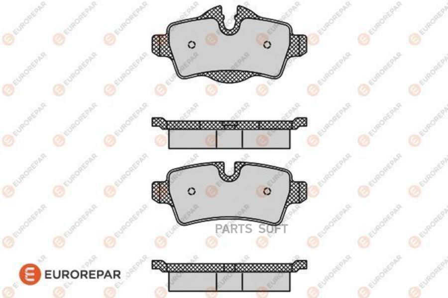 Тормозные колодки EUROREPAR задние 161727698