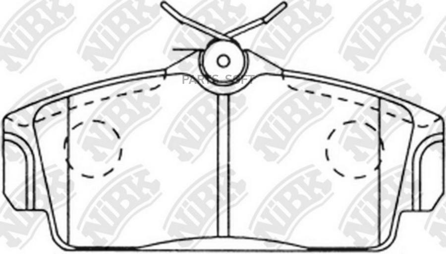 Тормозные колодки NiBK PN223