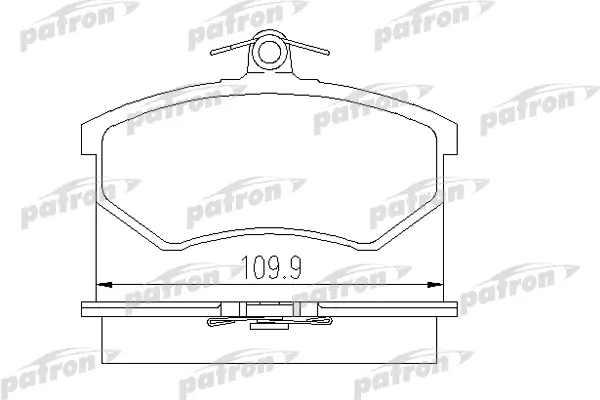 Тормозные колодки PATRON дисковые PBP775