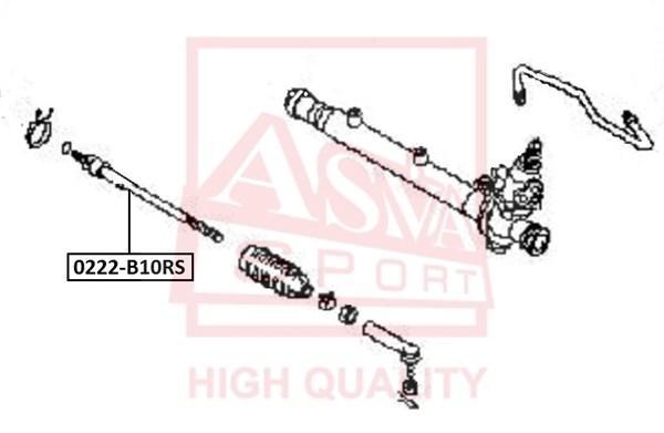 Тяга Рулевая Nissan Almera Iii B10 Classic (2006-2012) ASVA арт. 0222-B10RS