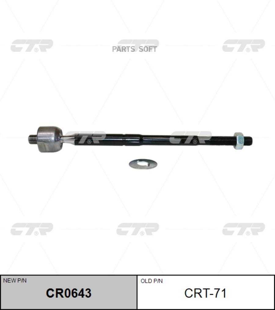 Тяга Рулевая Заменен На Cr0643 Toyota: Celica 99-05 CTR арт. CRT-71