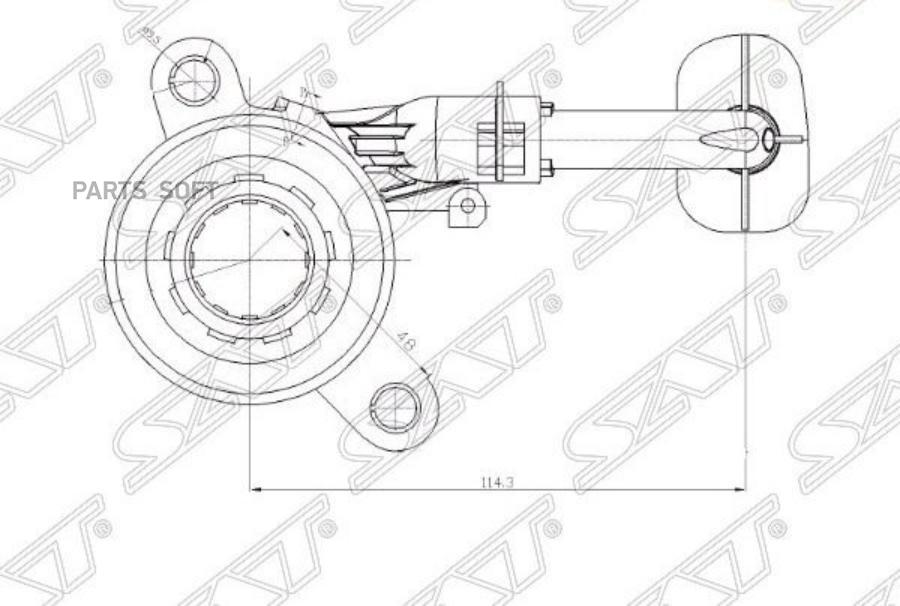 Выжимной Подшипник Nissan Almera G15 13-, Гидравли