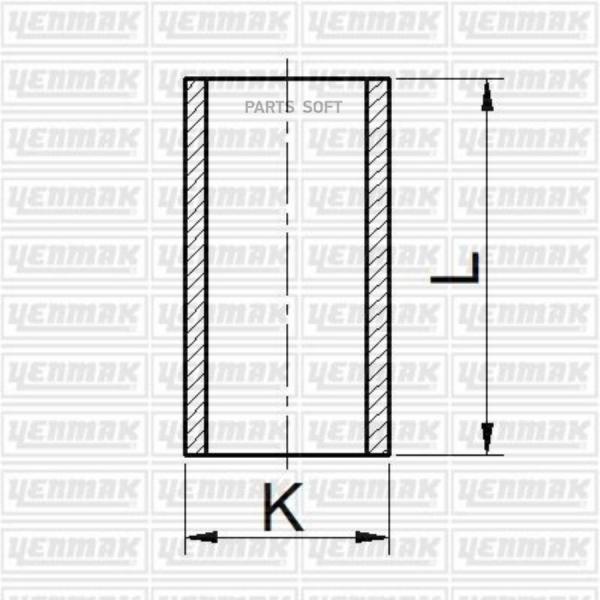 YENMAK Гильза цилиндра ДВС