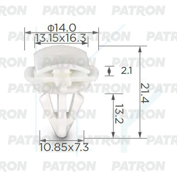 Зажим пластиковый PATRON p370291a