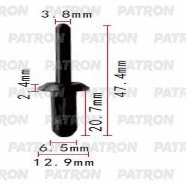 Заклепка Пластмассовая Gm Применяемость: Заклёпка PATRON арт. P370632